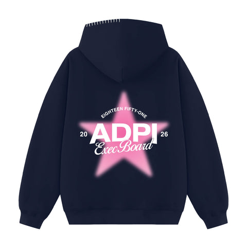 Star Council Exec Hood Stitch Sorority Hoodie