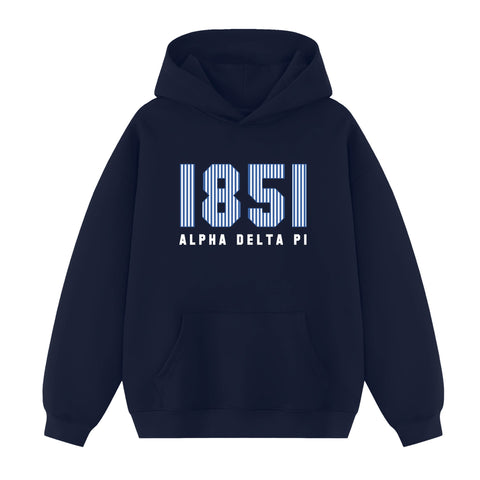Pinstripe Year Sorority Hoodie