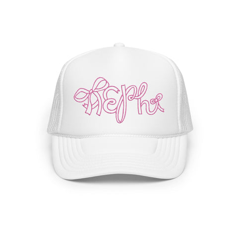 Written In Ribbon Embroidered Sorority Hat