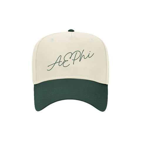 "Hand Written" Embroidered Sorority Hat