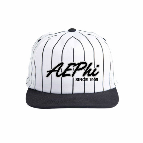 Silver and Black Embroidered Sorority Hat