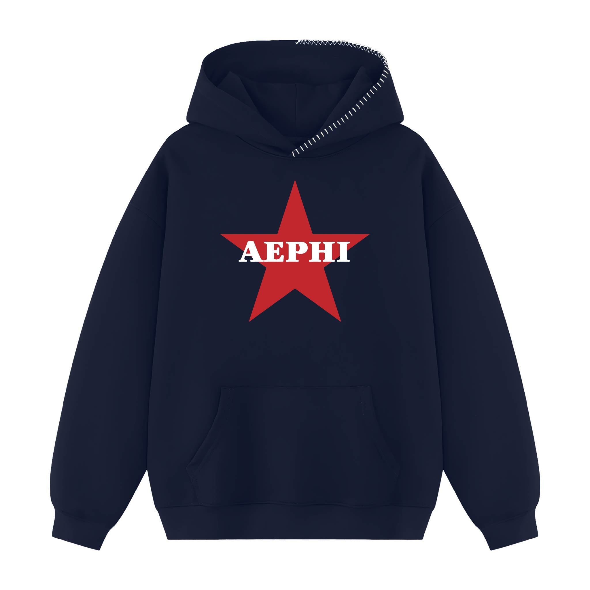 トップス IGUSA STAR STAMP HOODIE Rising Star Hood Stitch Sorority Hoodie – The Hang Loose Hut