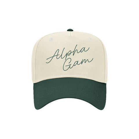 "Hand Written" Embroidered Sorority Hat
