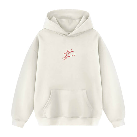 With Love Embroidered Sorority Hoodie