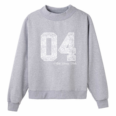 Lace League Sorority Mock Neck