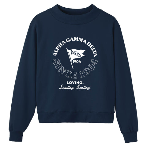 Flag is Raised Sorority Mock Neck