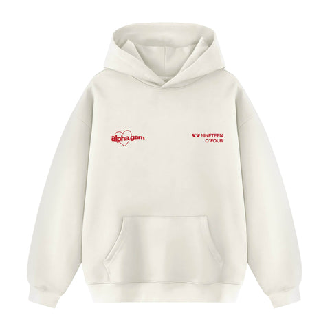 Lover Girl Cream Sorority Hoodie