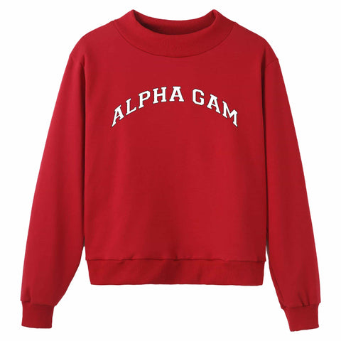 Side Line Watching Sorority Mock Neck