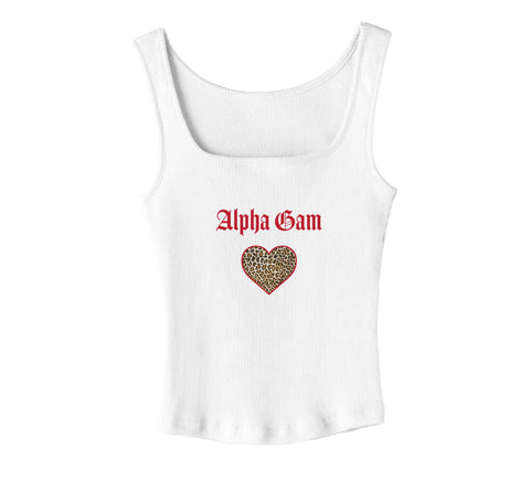 Leopard Couture Sorority Tank