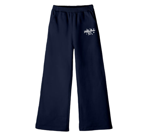 Heartbeat Navy Sorority Sweats