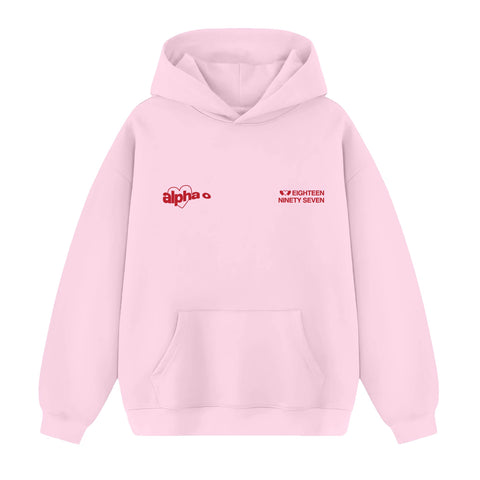 Lover Girl Pink Sorority Hoodie