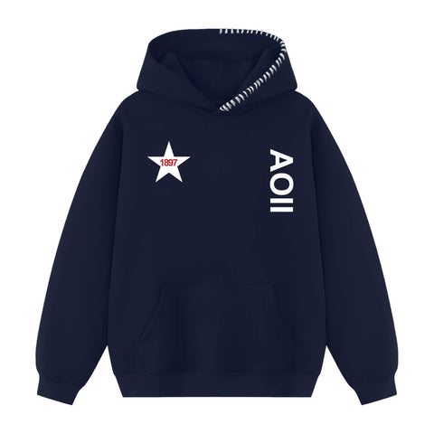 Rally Star Hood Stitch Sorority Hoodie