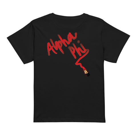 Written in Red Sorority Baby Tee