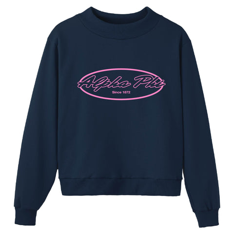 Afterglow Sorority Mock Neck