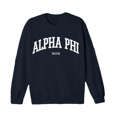 Varsity Classic Mom Sorority Crewneck