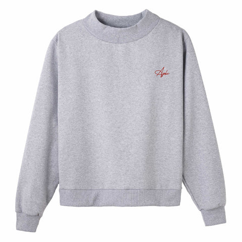 Sign Off Embroidered Sorority Mock Neck