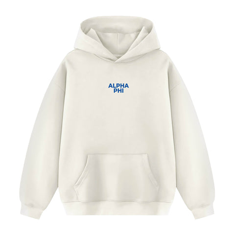 Printed Patch Letters VT Heavyweight Hoodie