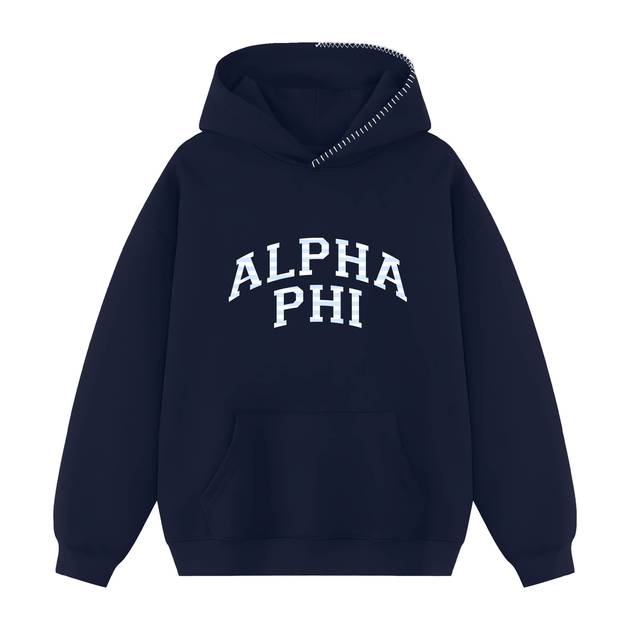 Navy Alpha Xi Delta Hoodie TCNJ Pre-order – The Hang Loose Hut