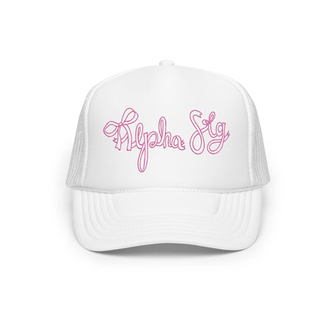 Written In Ribbon Embroidered Sorority Hat