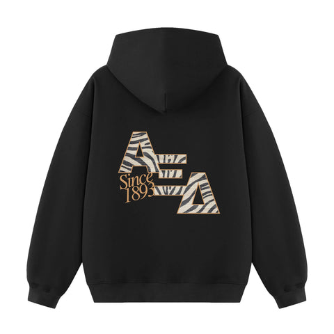 Midnight Stripes Printed Sorority Hoodie