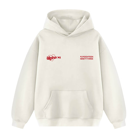 Lover Girl Cream Sorority Hoodie