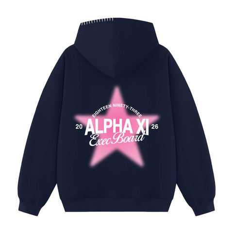 Star Council Exec Hood Stitch Sorority Hoodie