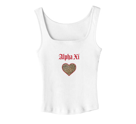 Leopard Couture Sorority Tank
