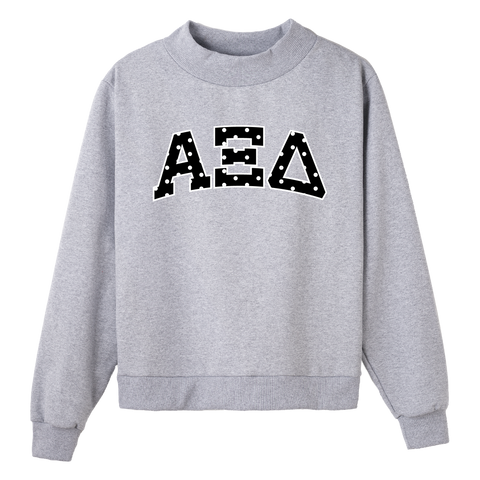 Spot On Sorority Mock Neck