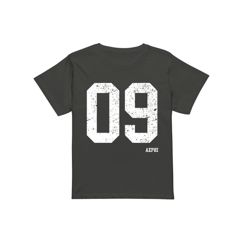 Team Player Baby Tee-Alpha Epsilon Phi-S-black, gray