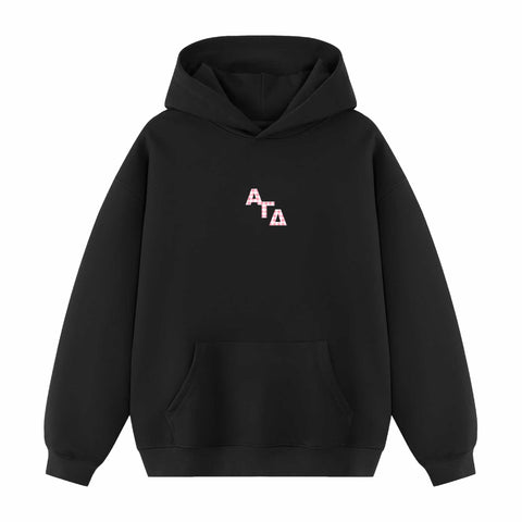 Night Picnic Embroidered Sorority Hoodie