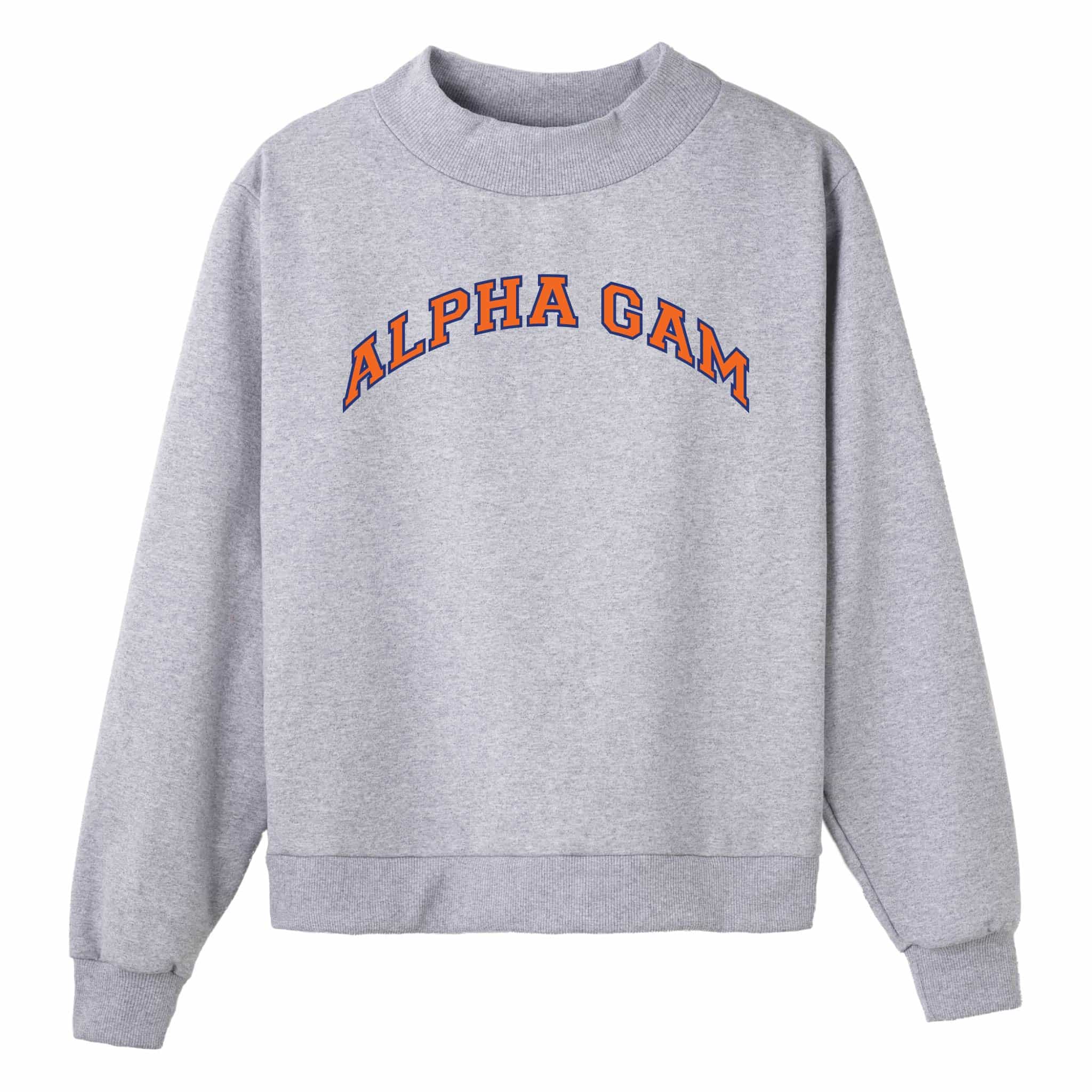 Blue and Orange Campus Colors Sorority Mock Neck – The Hang Loose Hut
