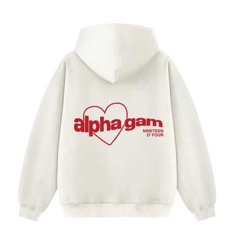 Lover Girl Cream Sorority Hoodie