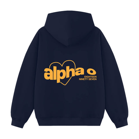 Lover Girl Navy Sorority Hoodie