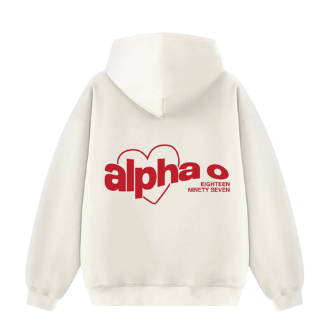 Lover Girl Cream Sorority Hoodie