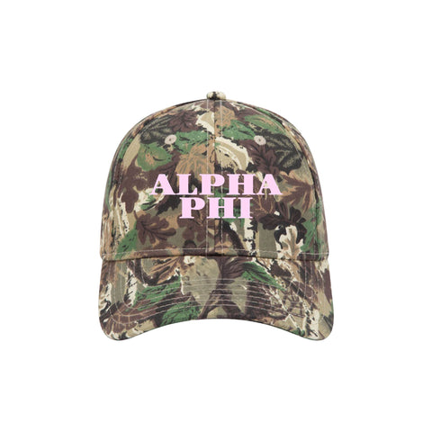Classic Camo Embroidered Sorority Hat