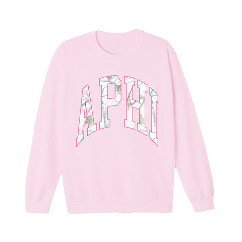 White Camo Sorority Crewneck