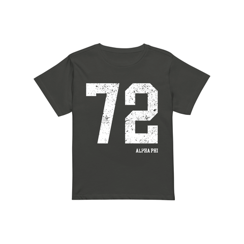 Team Player Baby Tee-Alpha Phi-S-black, gray