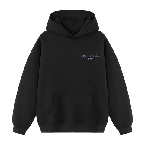 "On A Whim" Printed Sorority Hoodie