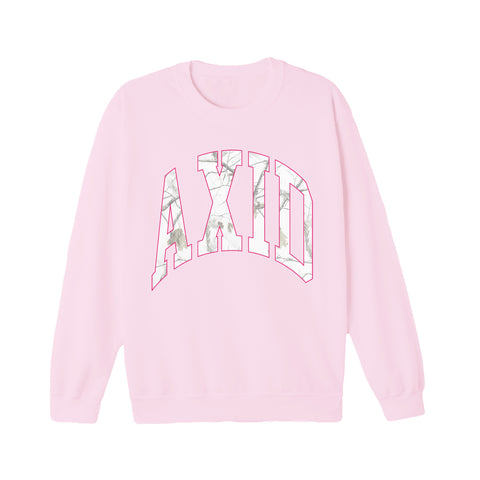 White Camo Sorority Crewneck