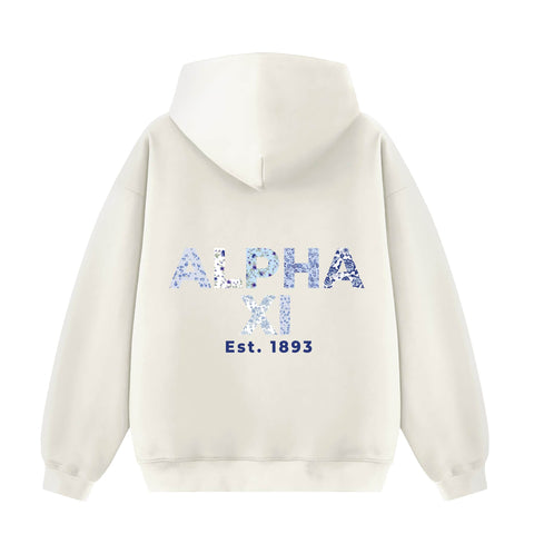 Printed Patch Letters VT Heavyweight Hoodie