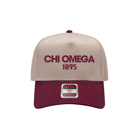 Worcester Poly Chi Omega Spring Baseball Hat