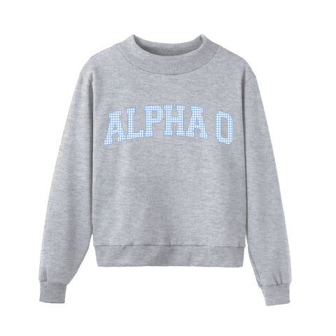 PO 11616| Monmouth University Alpha Omicron Pi Mockneck