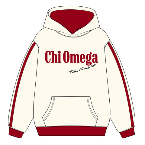 PO 14015| University of Michigan| Chi Omega| HLH HOODIE