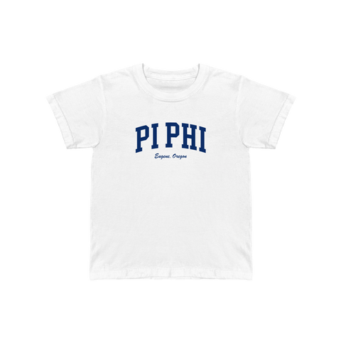 Balboa White Tee Oregon Pi Phi Pre-order