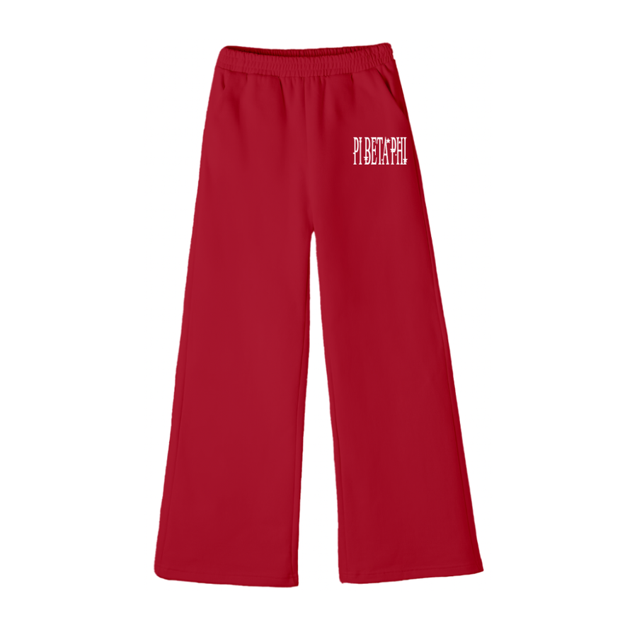 Iowa Pi Beta Phi Red Catalina Sweatpants Fall 2023