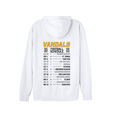 PO 12941| University of Idaho| Delta Gamma| NO DRAWSTRING HOODIE  White