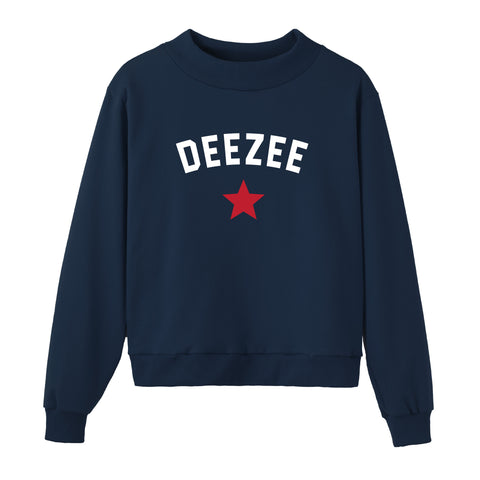 Cambria Navy Mock Neck KSU Delta Zeta Pre-order '26