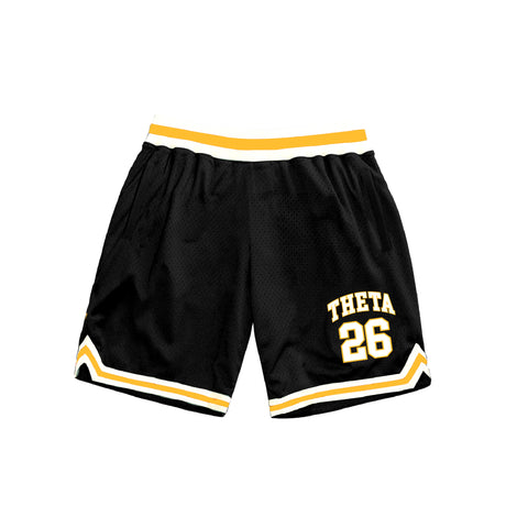 PO 15562| University of Colorado Boulder| Kappa Alpha Theta|HLH BASKETBALL SHORTS Black