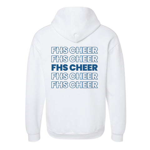 PO 16237| Foothill High School | Cheerleading | WHITE  STANDARD HOODIE