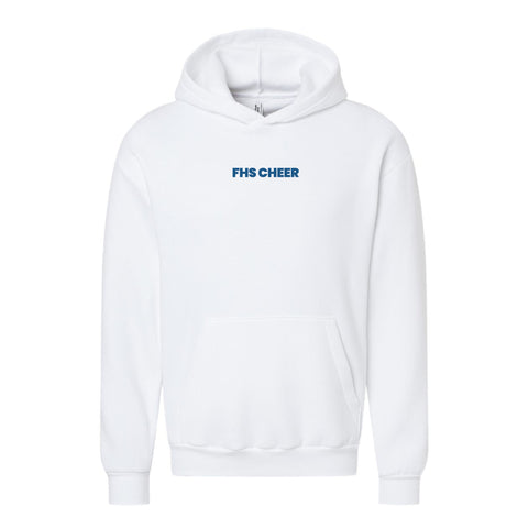 PO 16237| Foothill High School | Cheerleading | WHITE  STANDARD HOODIE